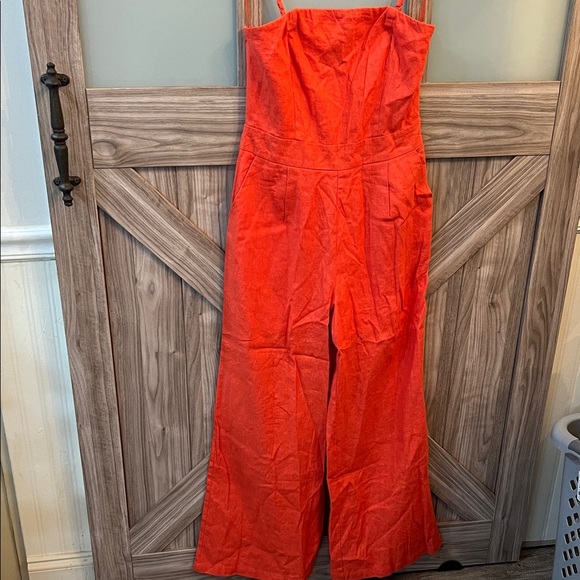 Vici Pants - Vici Bright Red Jumpsuit
